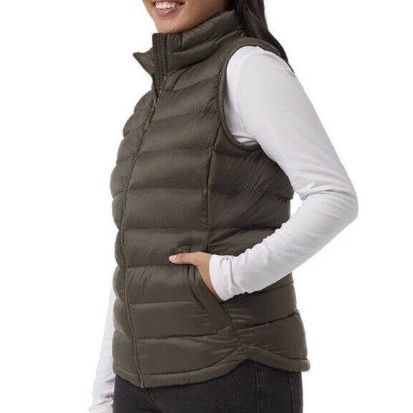 32 Degrees Heat Women's Lightweight Packable Vest Size XL Olive Green Warm (NEW) - Picture 8 of 15